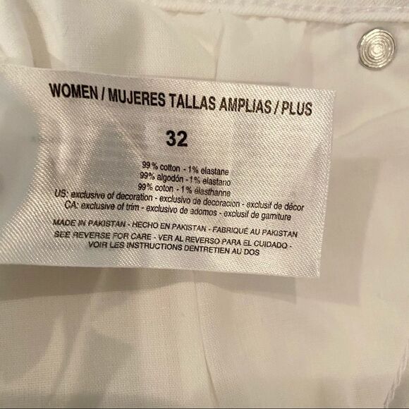 William Rast Stretchy White Denim Mini Skirt 32 - Picture 6 of 7